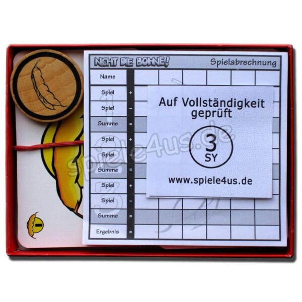 Nicht die Bohne Kartenspiel