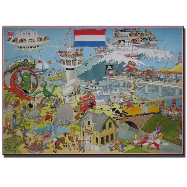 Zu Lande, Wasser, Luft Haasteren Puzzle 2000 Teile