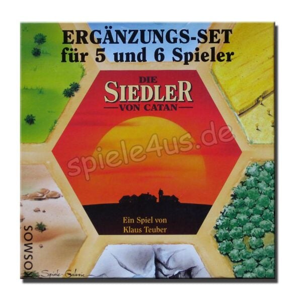 Die Siedler von Catan Holz Ergänzungs-Set 5 und 6