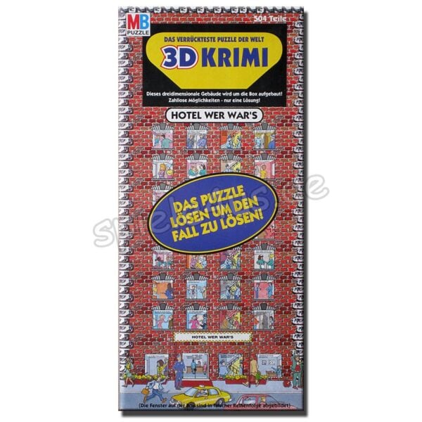 3 D Krimi Puzzle MB Hotel Wer war’s