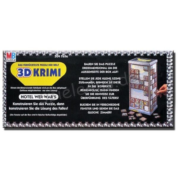 3 D Krimi Puzzle MB Hotel Wer war’s