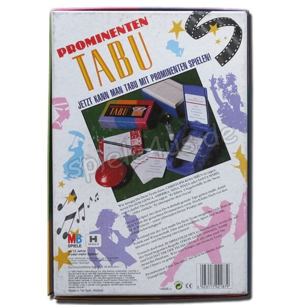 Prominenten Tabu Partyspiel