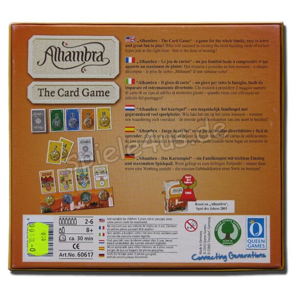 Alhambra The Card Game Das Kartenspiel