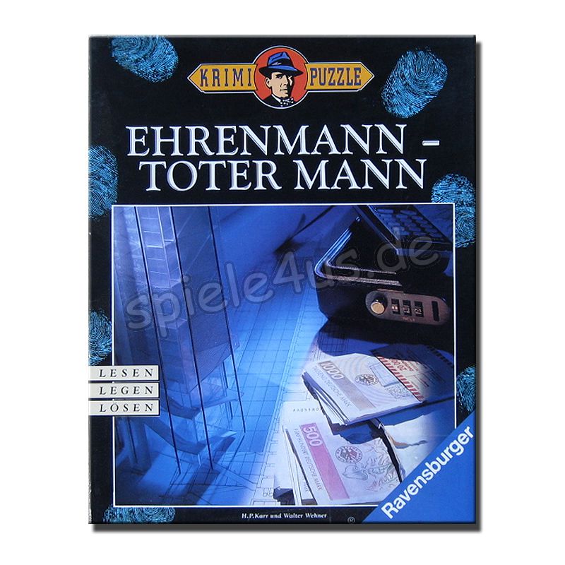 Krimi Puzzle Ehrenmann Toter Mann 500 Teile