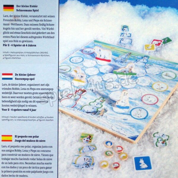 Der kleine Eisbär Schneemann Spiel