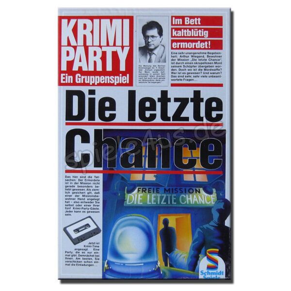 Krimi Party Die letzte Chance