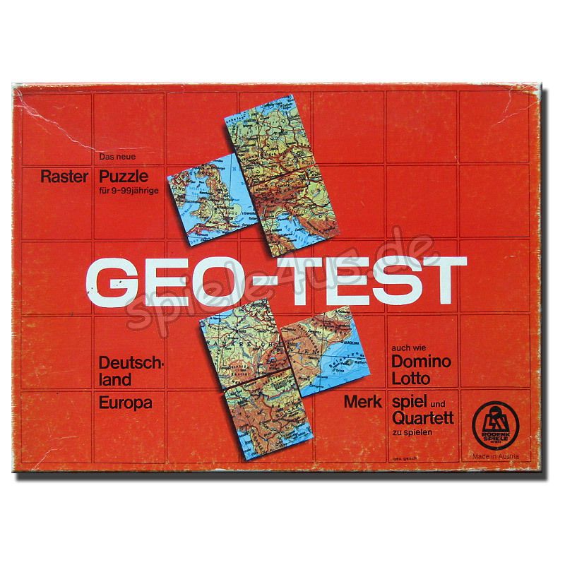 GEO-Test Raster-Puzzle Deutschland und Europa