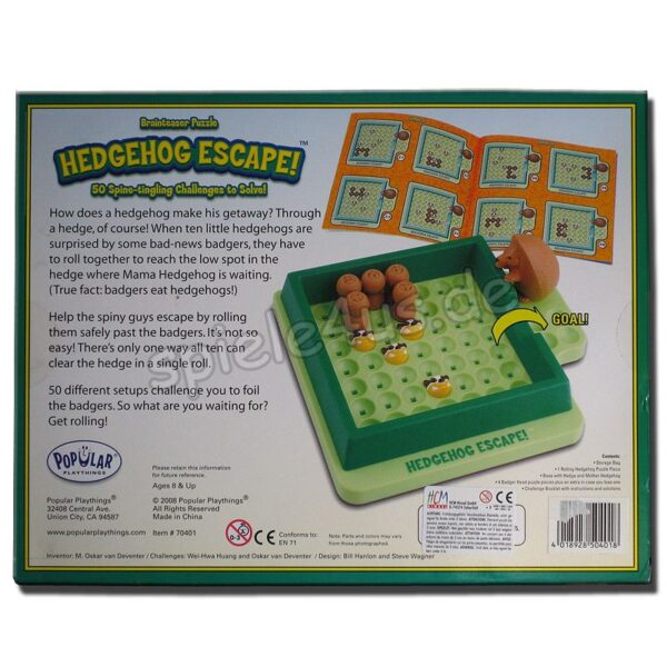 Brainteaser Puzzle Hedgehog Escape