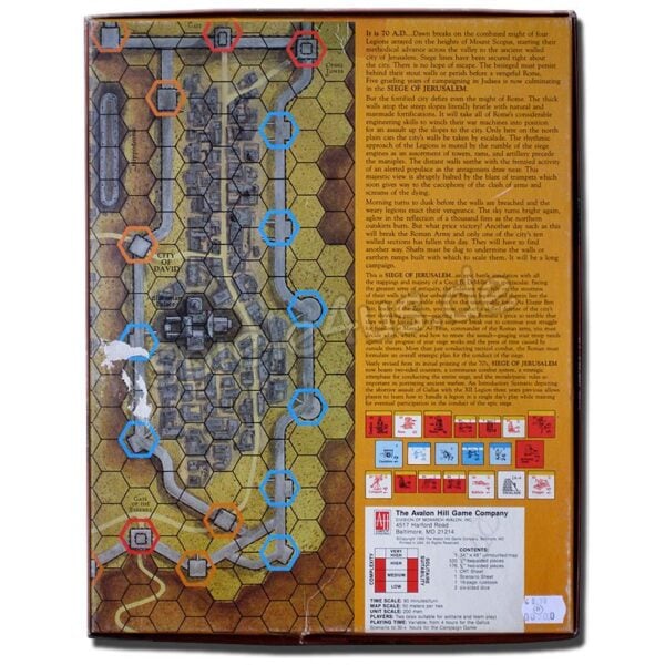 The Siege of Jerusalem Avalon Hill