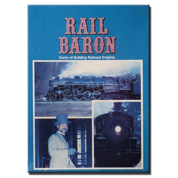 Rail Baron Avalon Hill Leisure Game GA-295