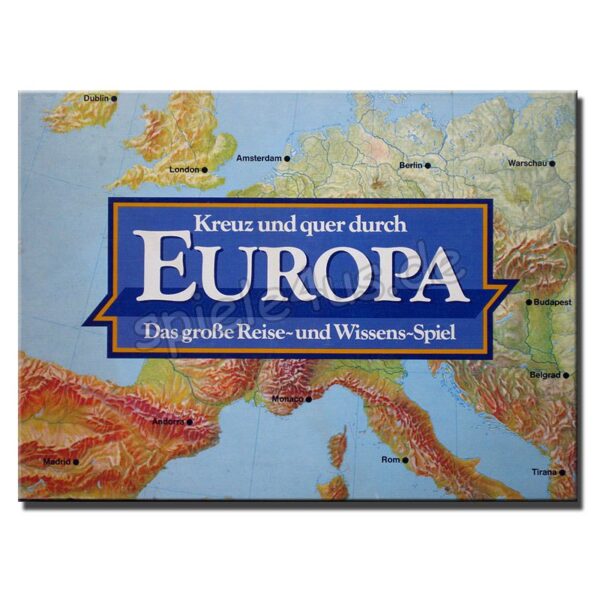 Kreuz und quer durch Europa Reisespiel