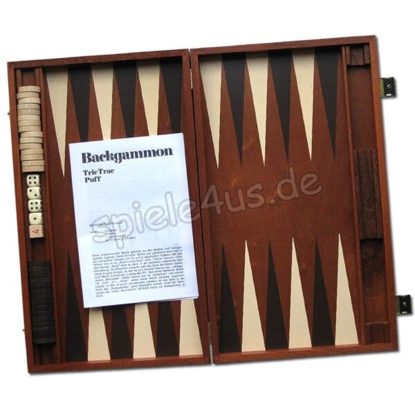 Backgammon im Holzkoffer von HB
