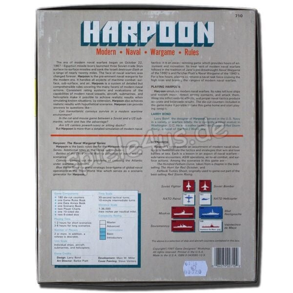Harpoon Game Designers Wargame