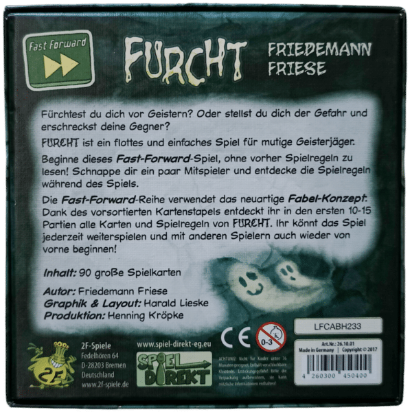 Furcht Fast-Forward-Spiel