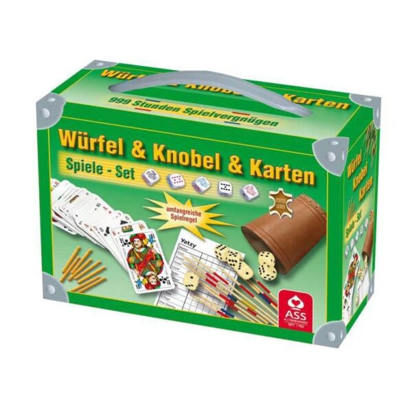 Spieleset Würfel & Knobel & Karten