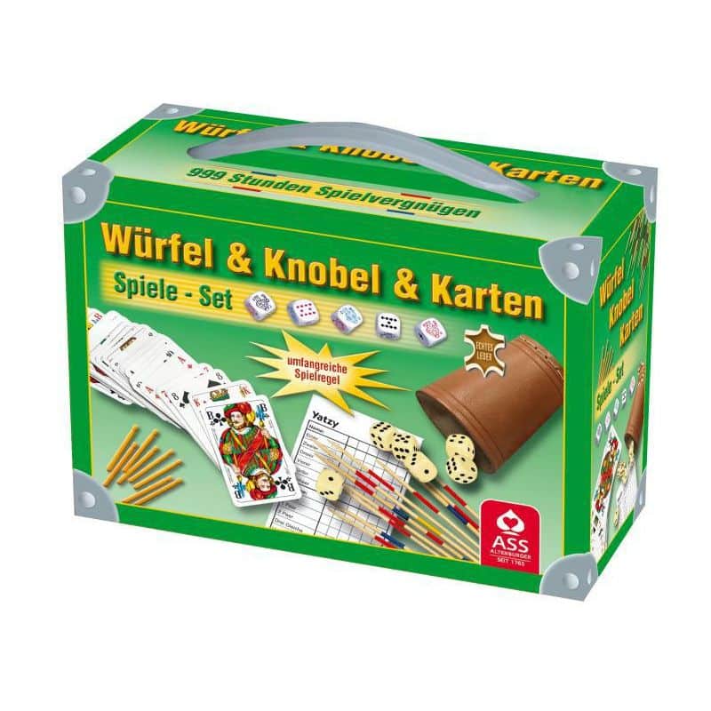 Spieleset Würfel & Knobel & Karten