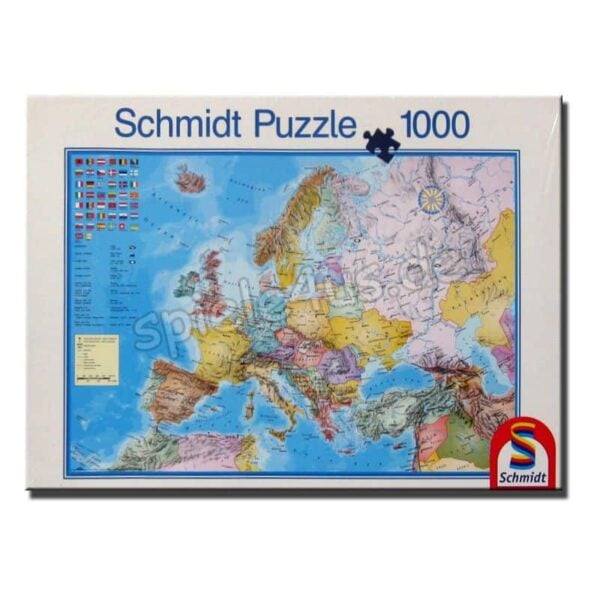 Europa-Karte 1000 Teile Puzzle