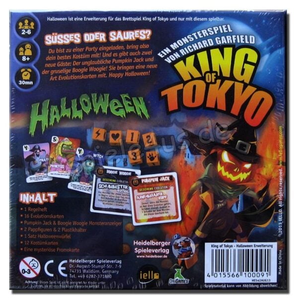 King of Tokyo Halloween 1. Edition Erweiterung