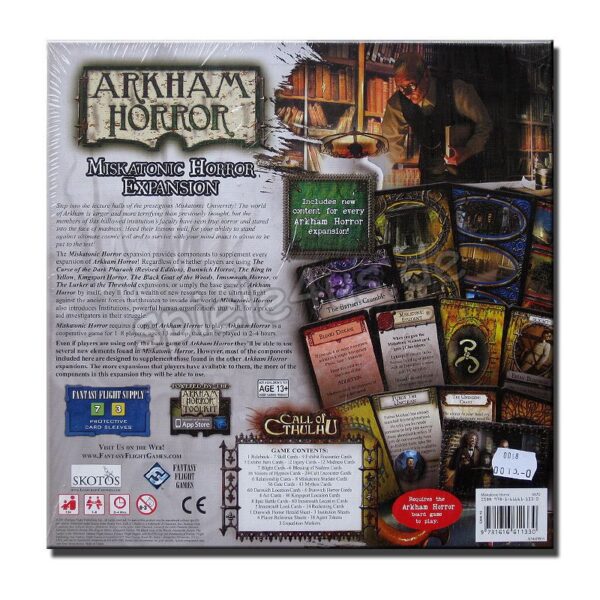 Arkham Horror Miskatonic Horror Expansion