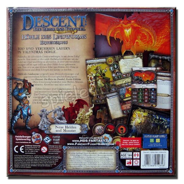 Descent 2. Edition Die Höhle des Lindwurms Erweiterung