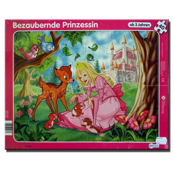 2 Rahmen-Puzzle Prinzessin 40 + 45 Teile