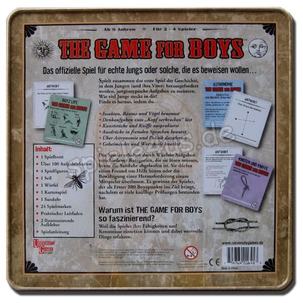 The Game for boys