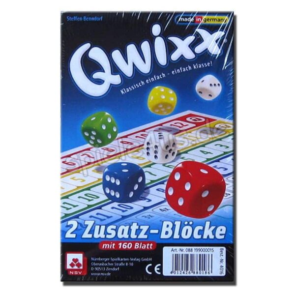 Qwixx 2 Zusatzblöcke
