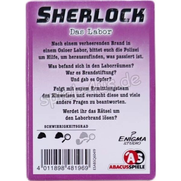Sherlock: Das Labor