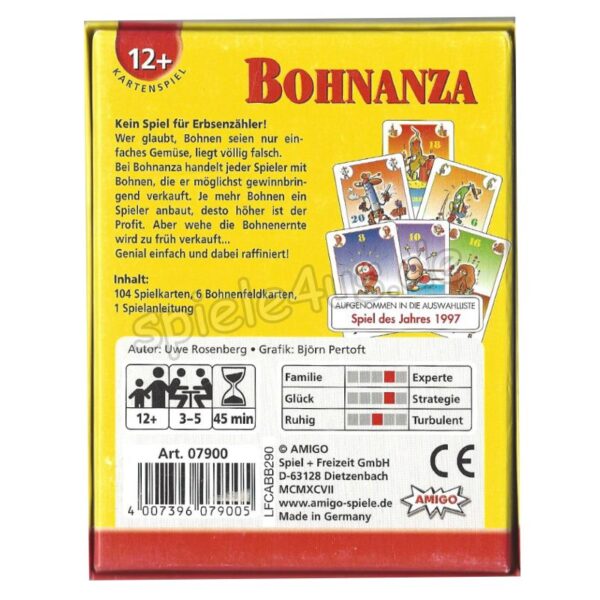 Bohnanza Kartenspiel