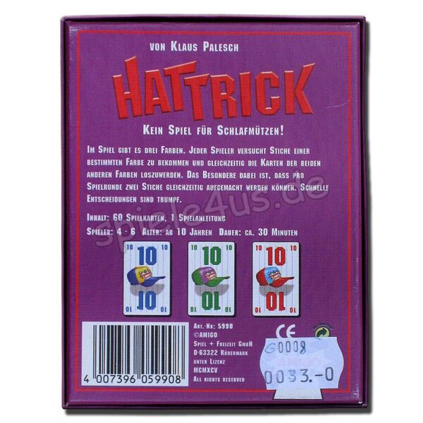 Hattrick Kartenspiel