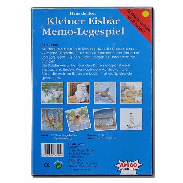 Kleiner Eisbär Memo-Legespiel