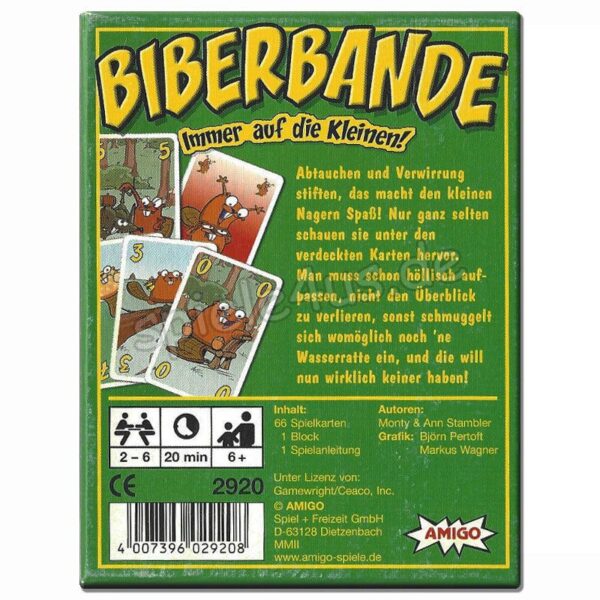 Biberbande Kartenspiel