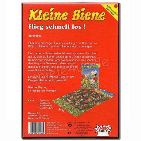 Kleine Biene flieg schnell los