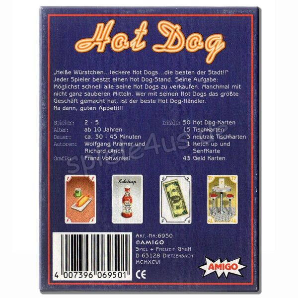 Hot Dog Kartenspiel