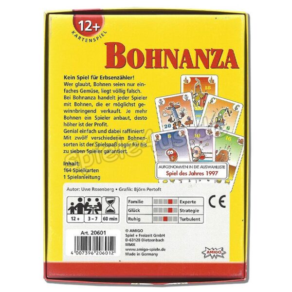 Bohnanza Sonderausgabe für bis zu 7 Spieler 20601