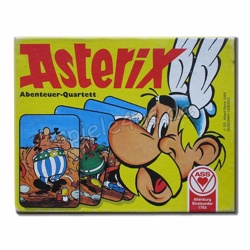 Asterix Abenteuer Quartett von 1989