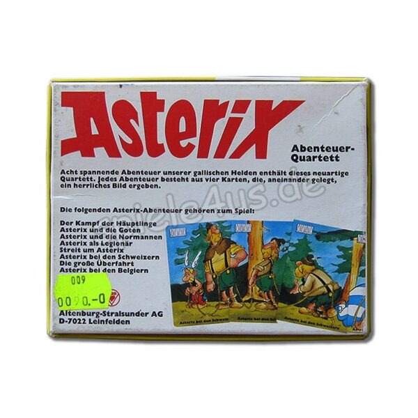 Asterix Abenteuer Quartett von 1989