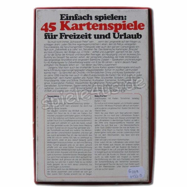 Einfach spielen: 45 Kartenspiele 1727/0