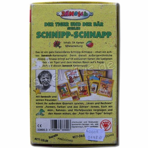 Der Tiger und der Bär spielen Schnipp-Schnapp