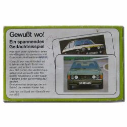 Gewußt wo! Autos Gedächtnisspiel