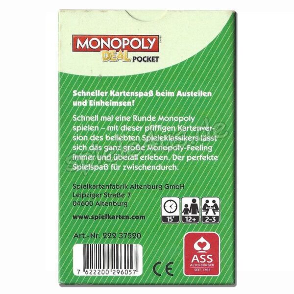 Monopoly DEAL Pocket Kartenspiel