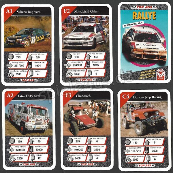 Bundle Rallye Quartett ASS + Feuerstühle FX