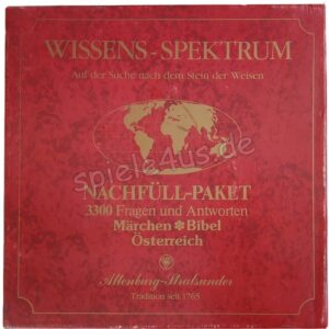 Wissens-Spektrum Kartensatz Nachfüll-Paket 3300