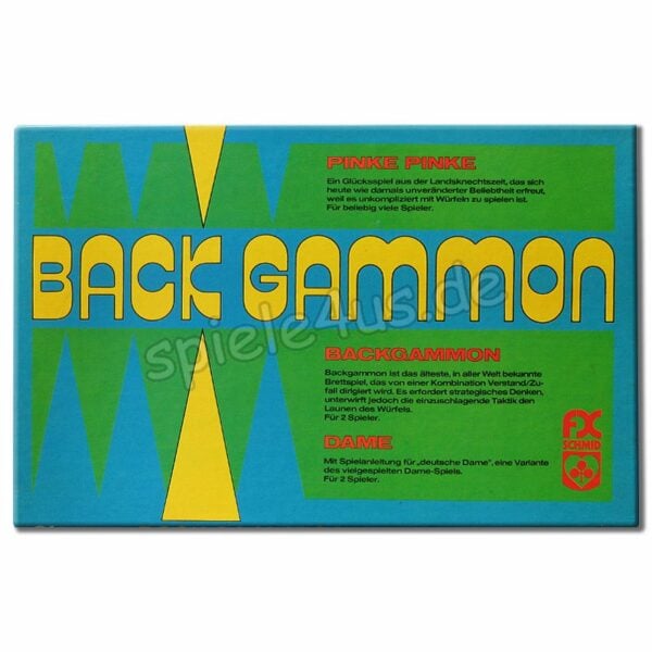 Backgammon Pinke Pinke Dame E-Serie