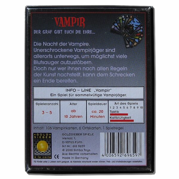 Vampir Kartenspiel