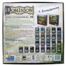 Dominion Dark Ages  mit 2 x Mini-Erw. Tobias + Schweriner Dom