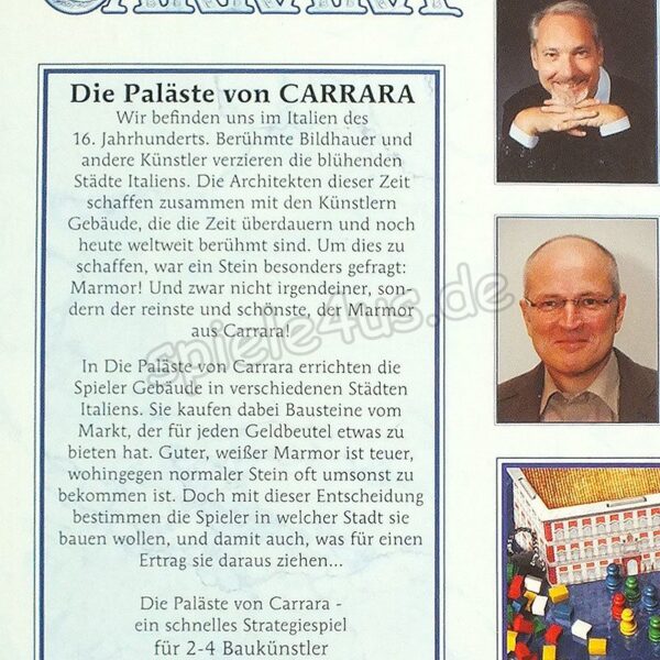 Die Paläste von Carrara