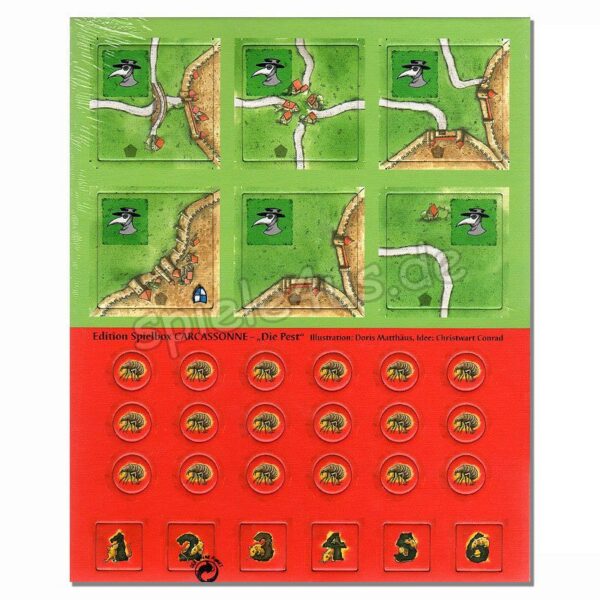 Carcassonne  mit Promos Die Pest + Die Schule
