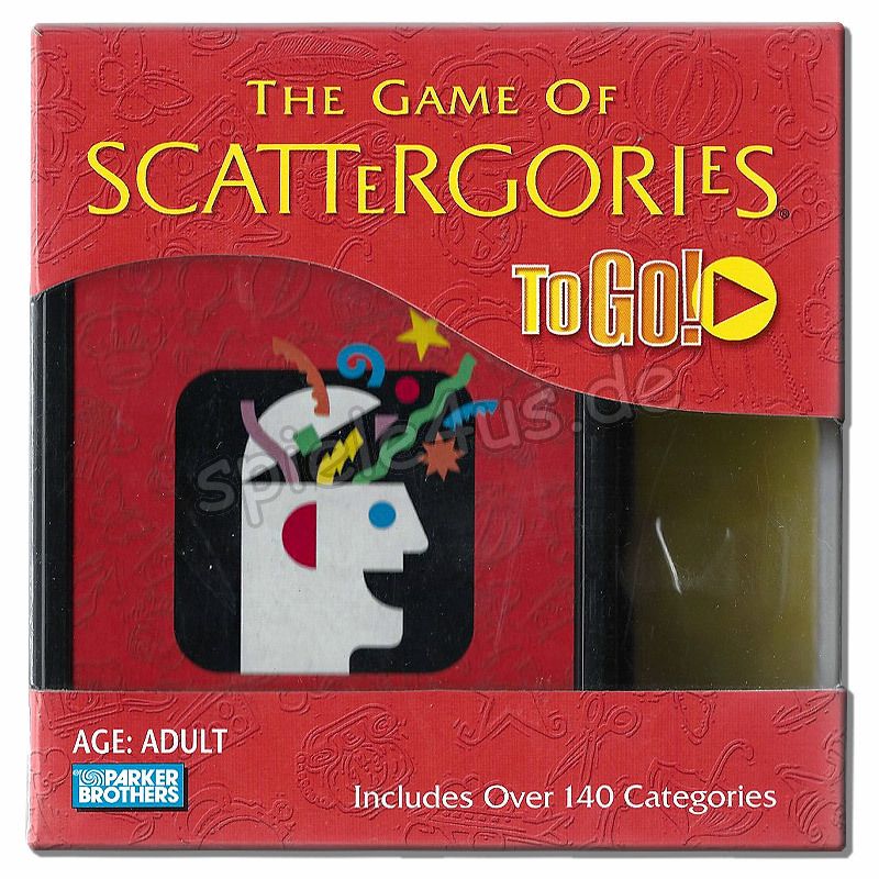 The Game of Scattergories to Go ENGLISCH