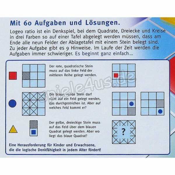 Logeo ratio Logikspiel